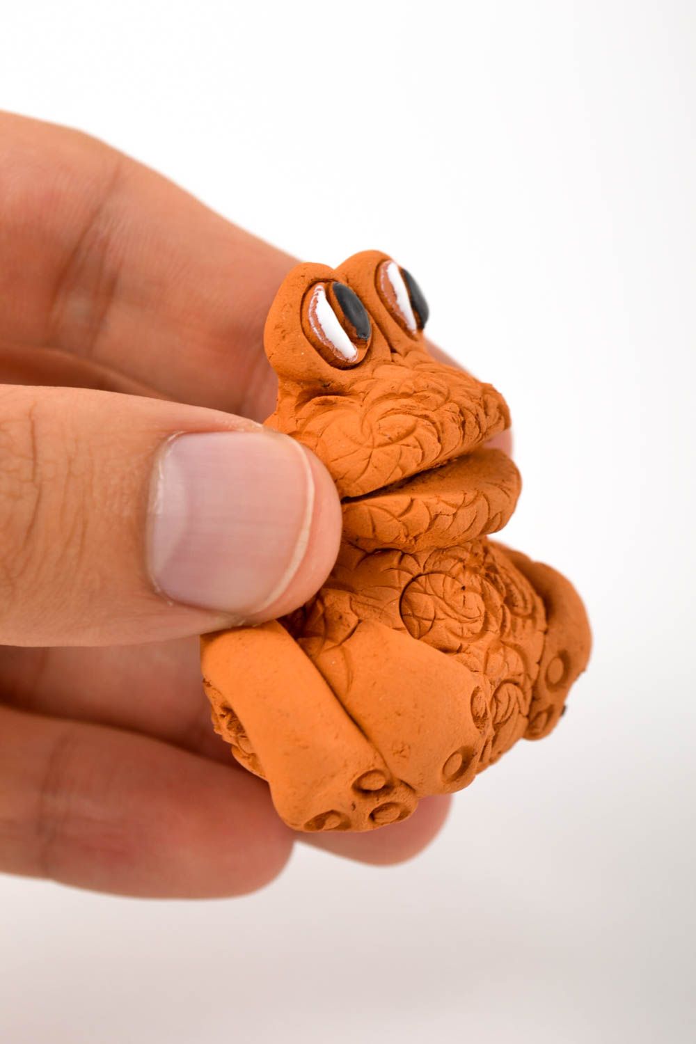 Handmade Deko Frosch Figur ausgefallenes Geschenk Haus Dekoration ungewöhnlich foto 4