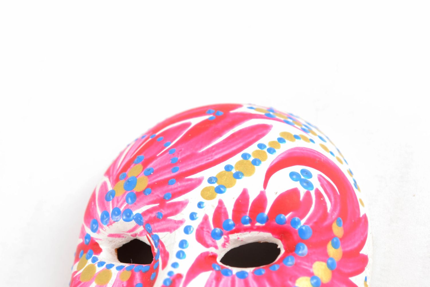 Masque miniature décoratif printanier de carnaval à accrocher  photo 3