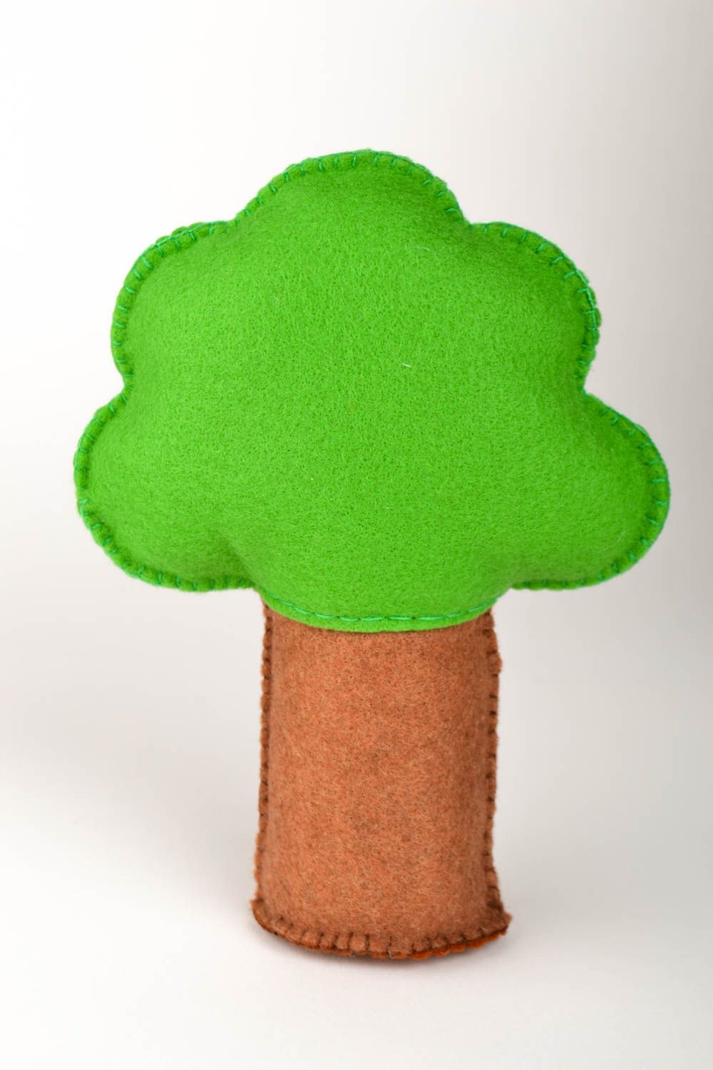 Игрушка ручной работы фетровая игрушка зеленое дерево декор для дома Дуб фото 2