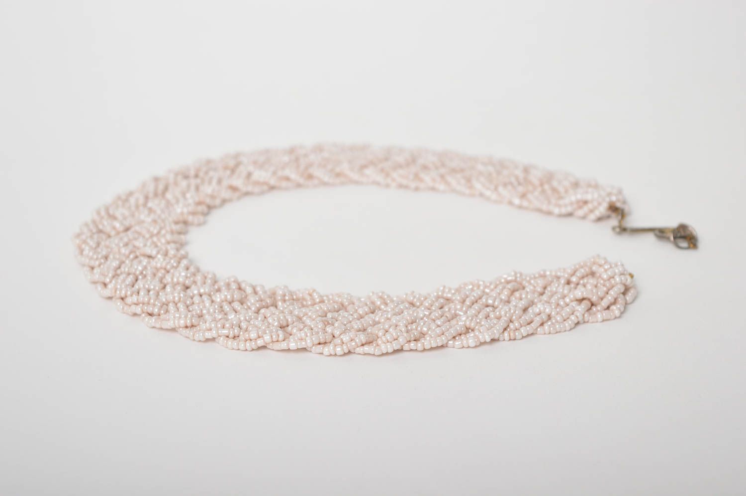 Handmade Schmuck Rocailles Kette Collier Halskette Accessoire für Frauen elegant foto 4