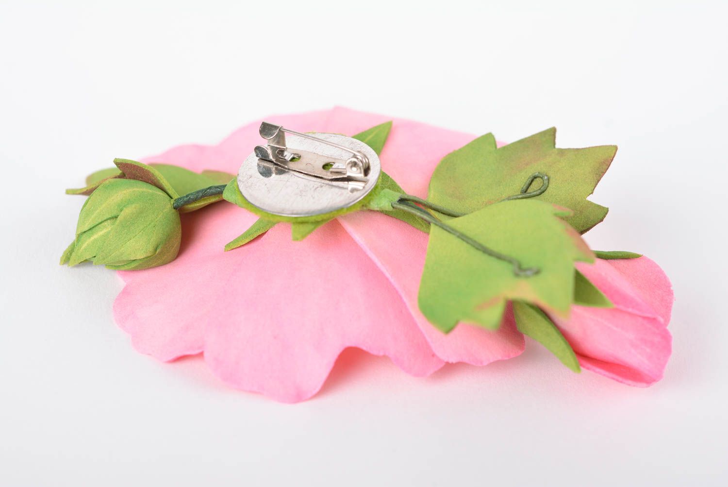 Handmade flower brooch tender cute brooch designer accessory for girls photo 2