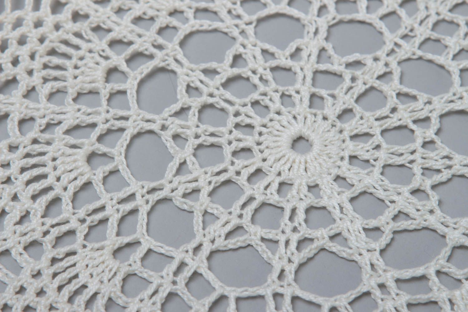 Servilleta tejida a crochet artesanal elemento decorativo diseño de casa foto 3