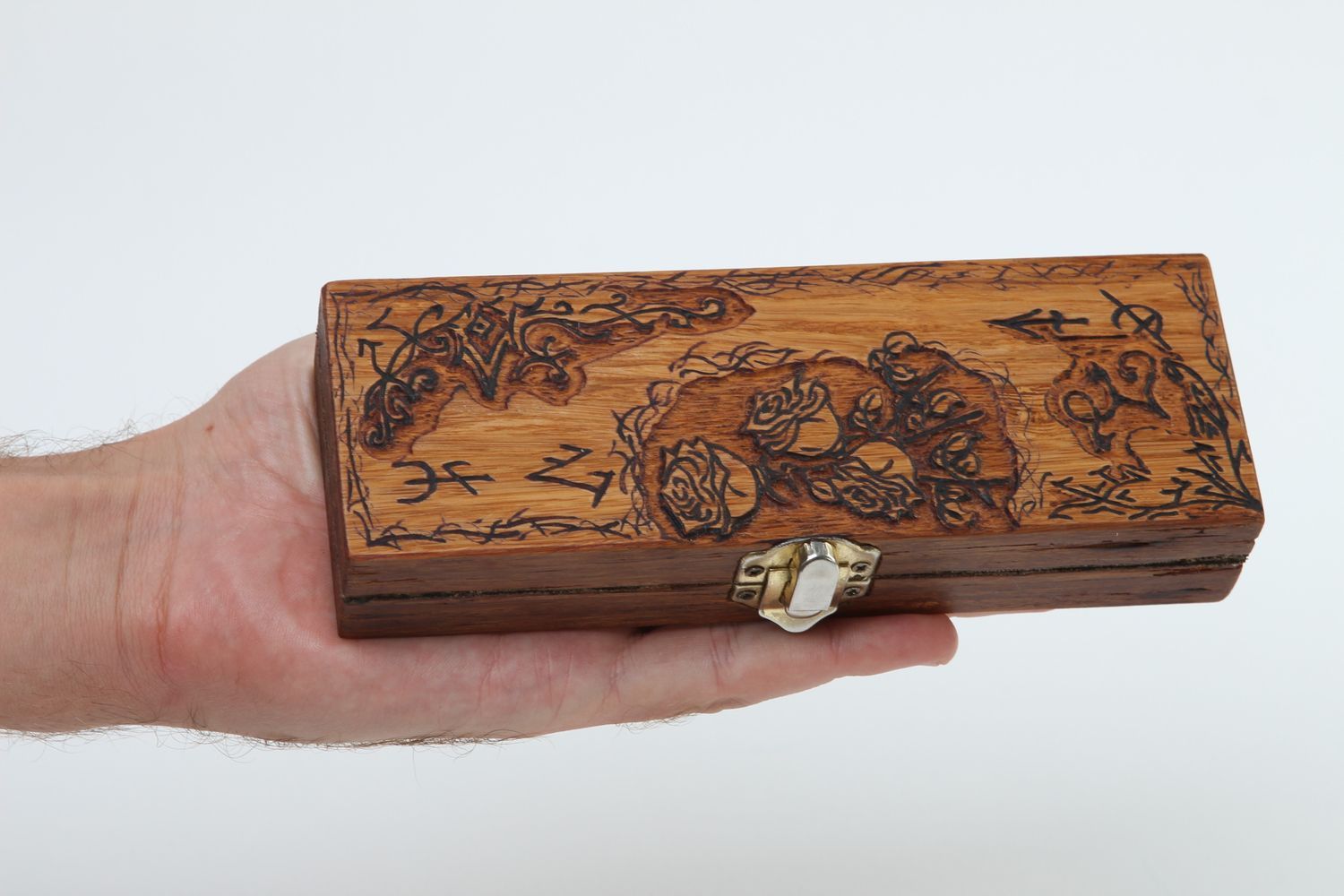 Joyero de madera hecho a mano accesorio de mujer lujoso regalo original foto 5