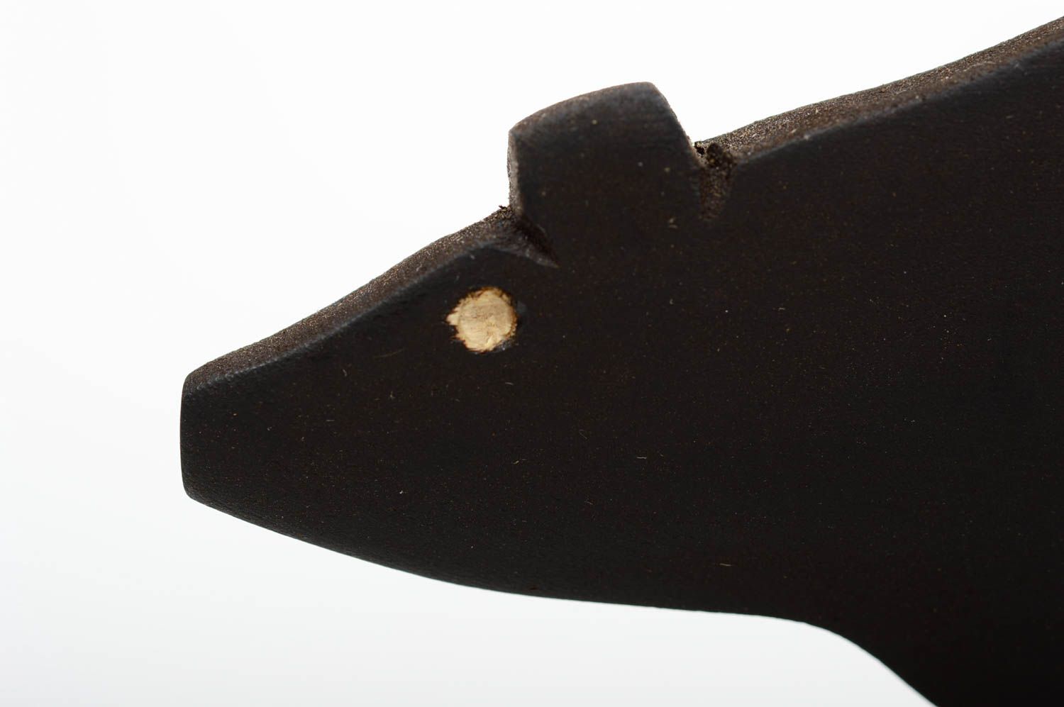 Figura de madera oso negro hecha a mano objeto de decoración souvenir original foto 4