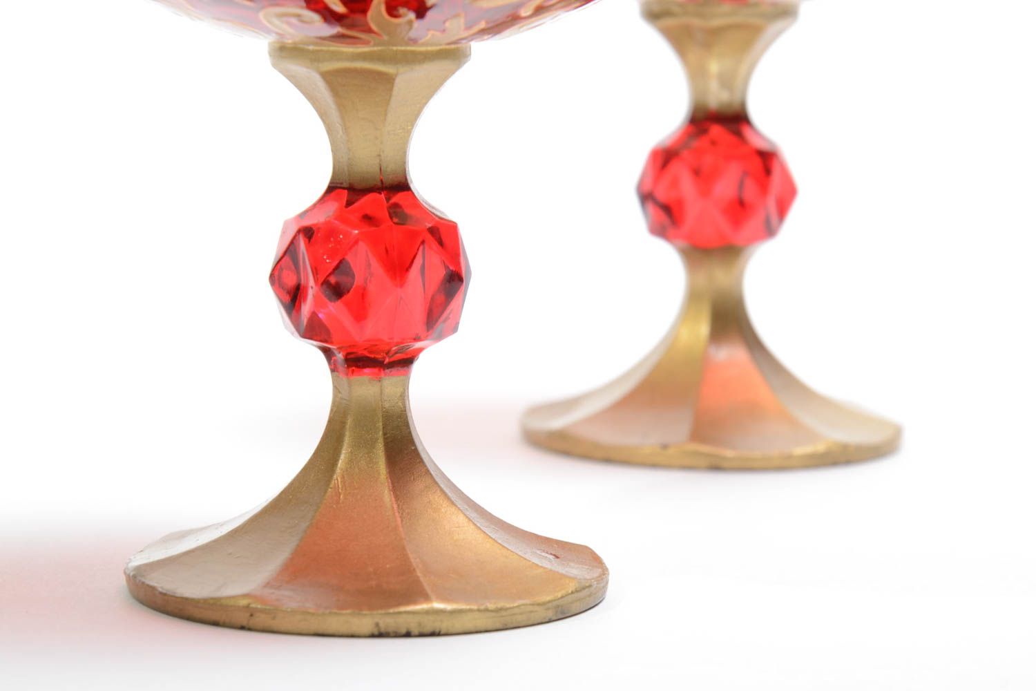Copas artesanales de cristal checo regalo original 2 utensilios de cocina    foto 5