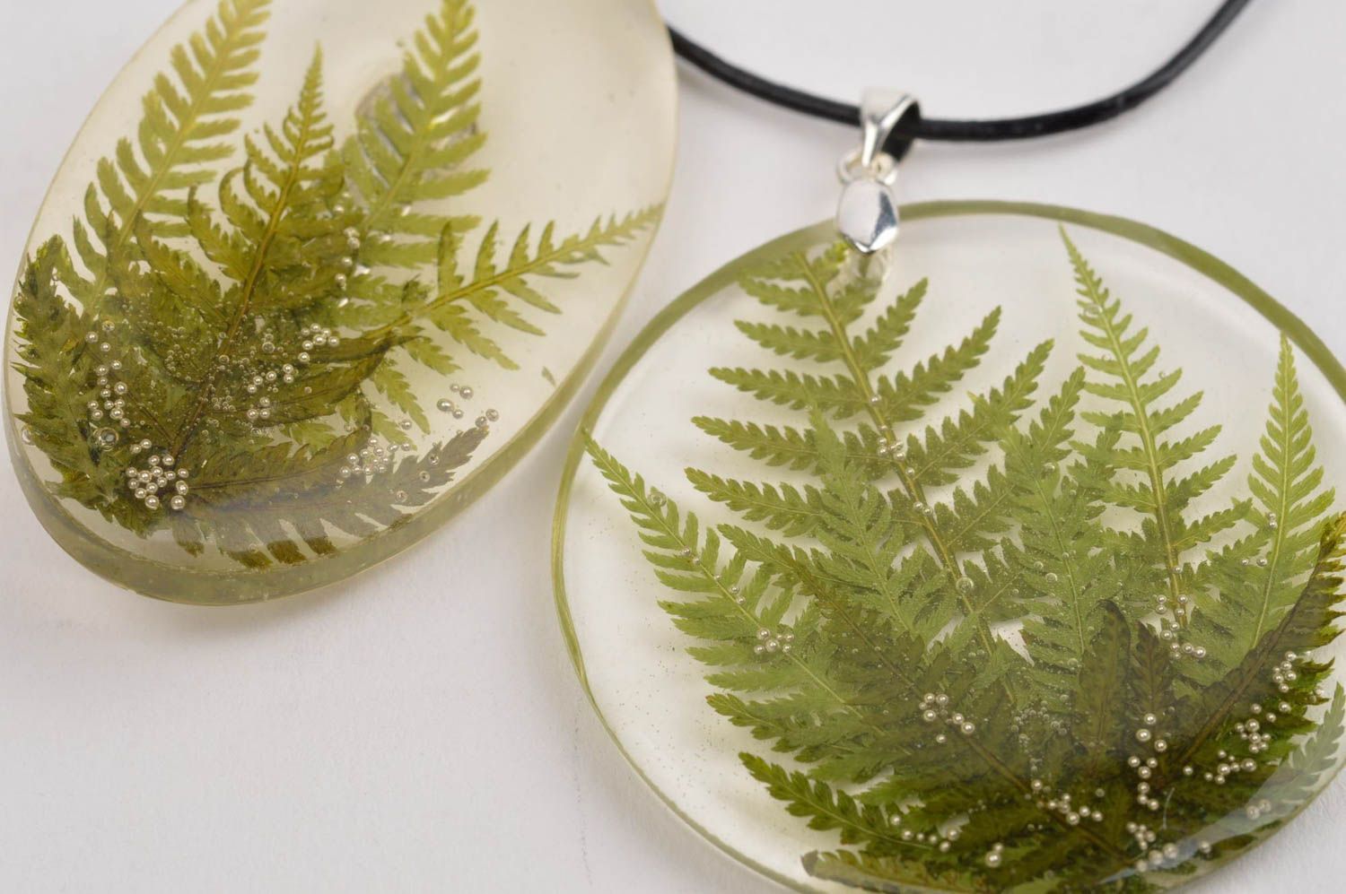 Handmade pendant unusual brooch gift for her designer jewelry epoxy accessory photo 5