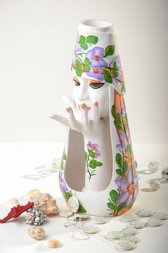 Handmade ceramic statuette photo 1