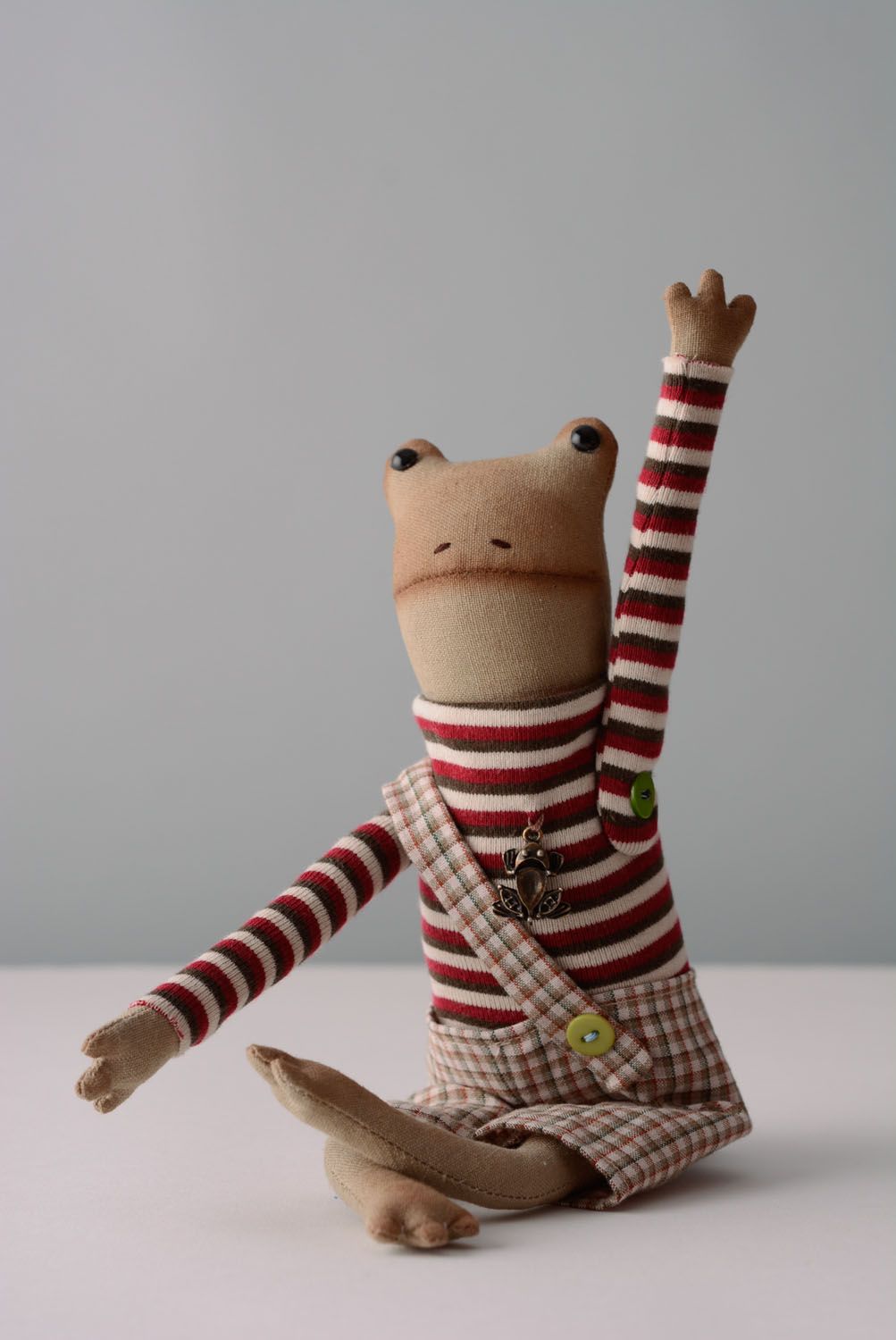 Fabric toy Frog photo 1