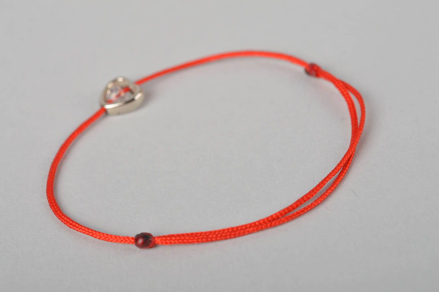 Handmade accessories designer bracelet beautiful red bracelet with bead  photo 5