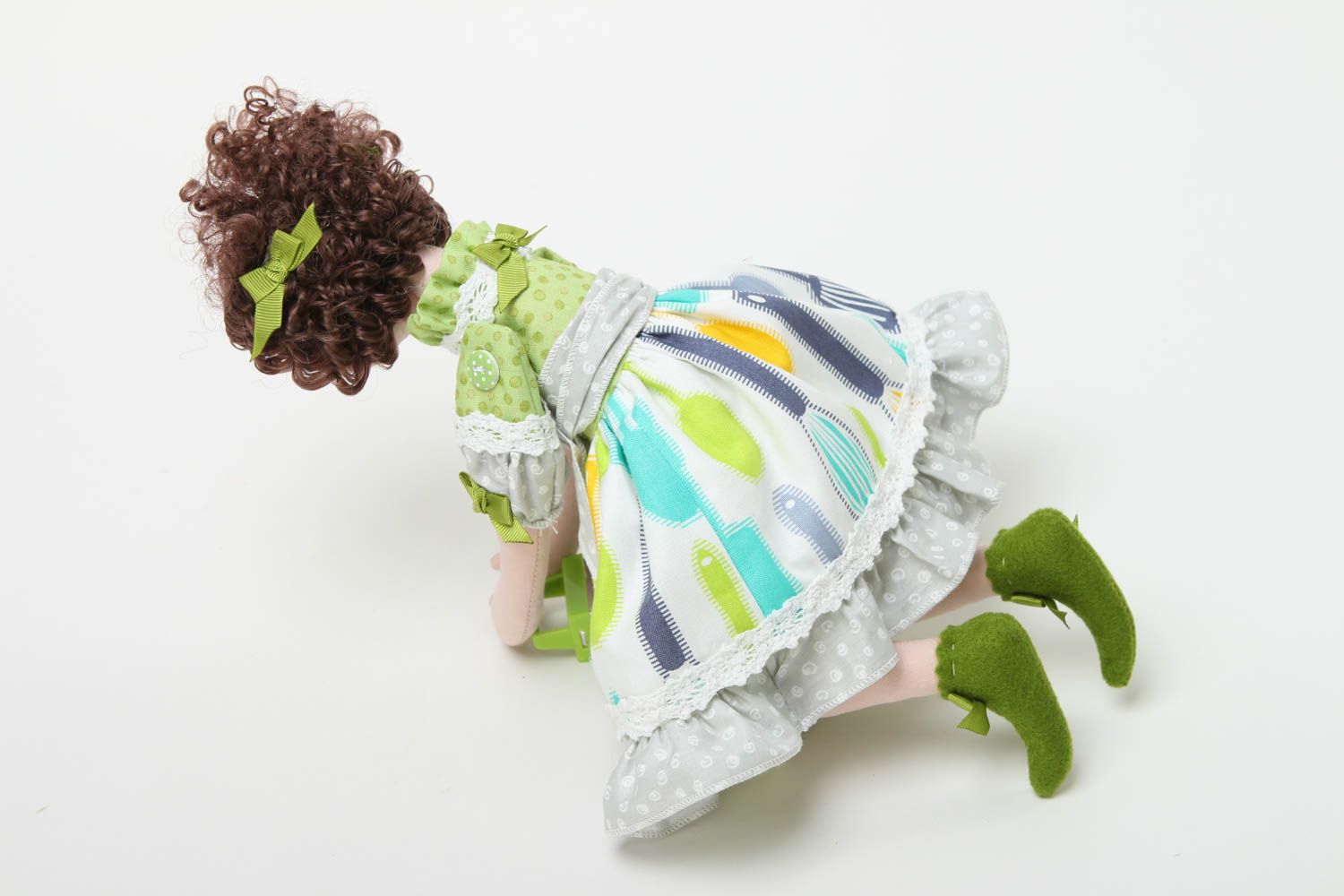 Muñeca de tela artesanal juguete de peluche objeto de decoración de cocina  foto 4