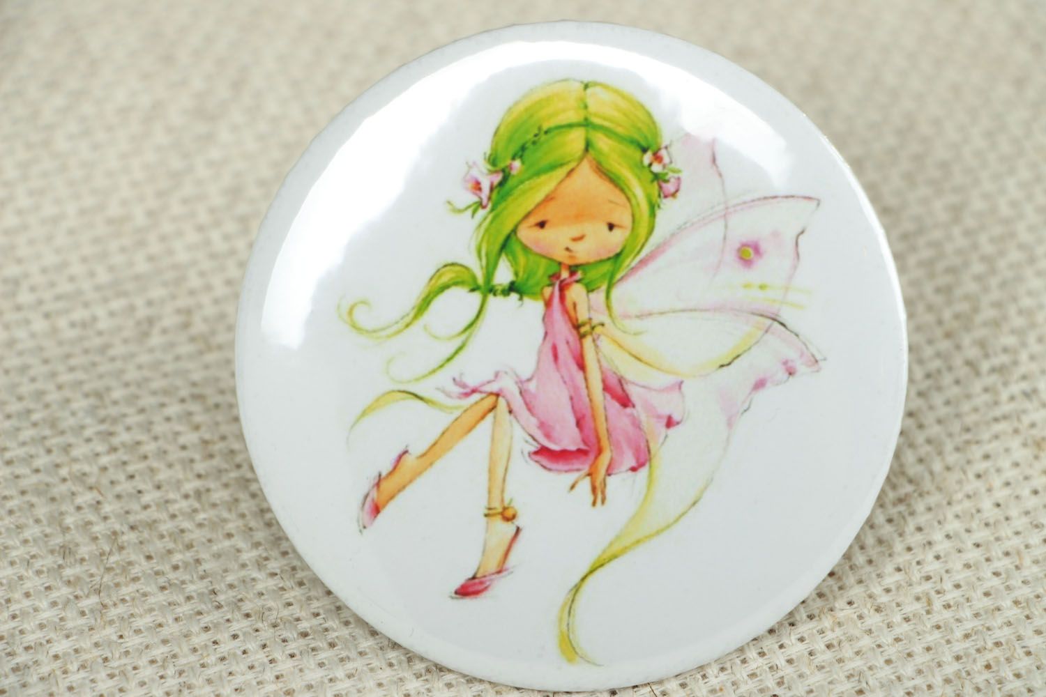 Pocket mirror with the image of fairy photo 1