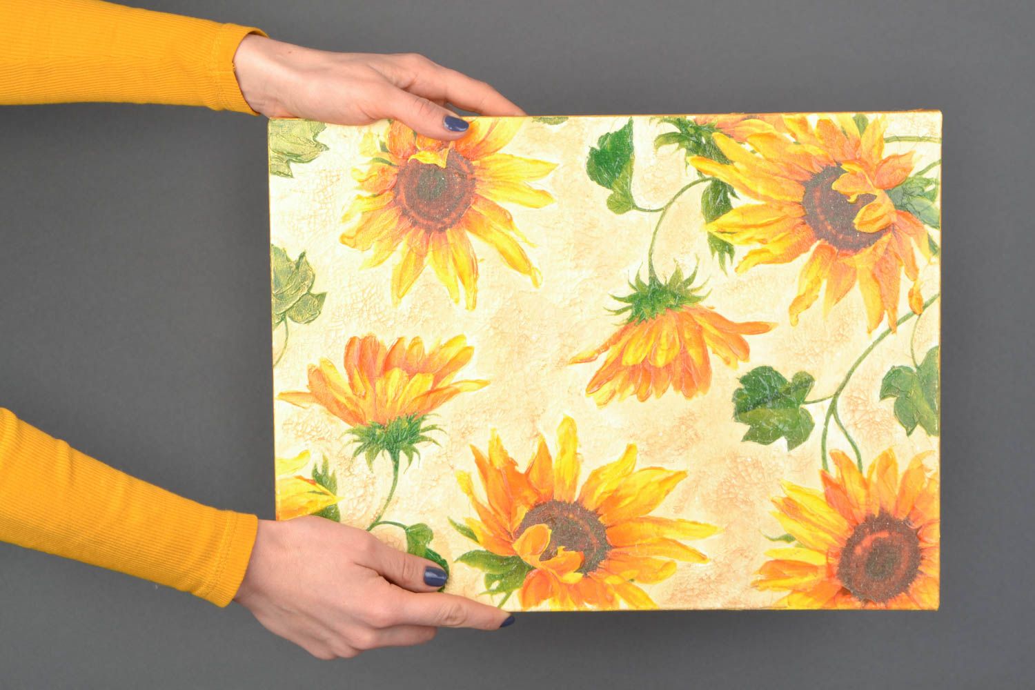 Großes Wandbild Sonnenblumen foto 2