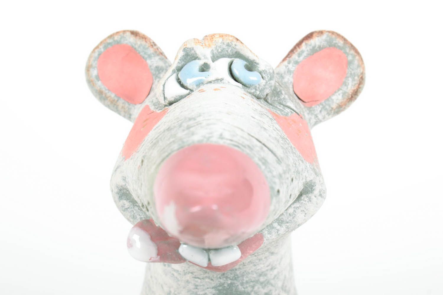 Keramik Spardose Kleine Ratte foto 2