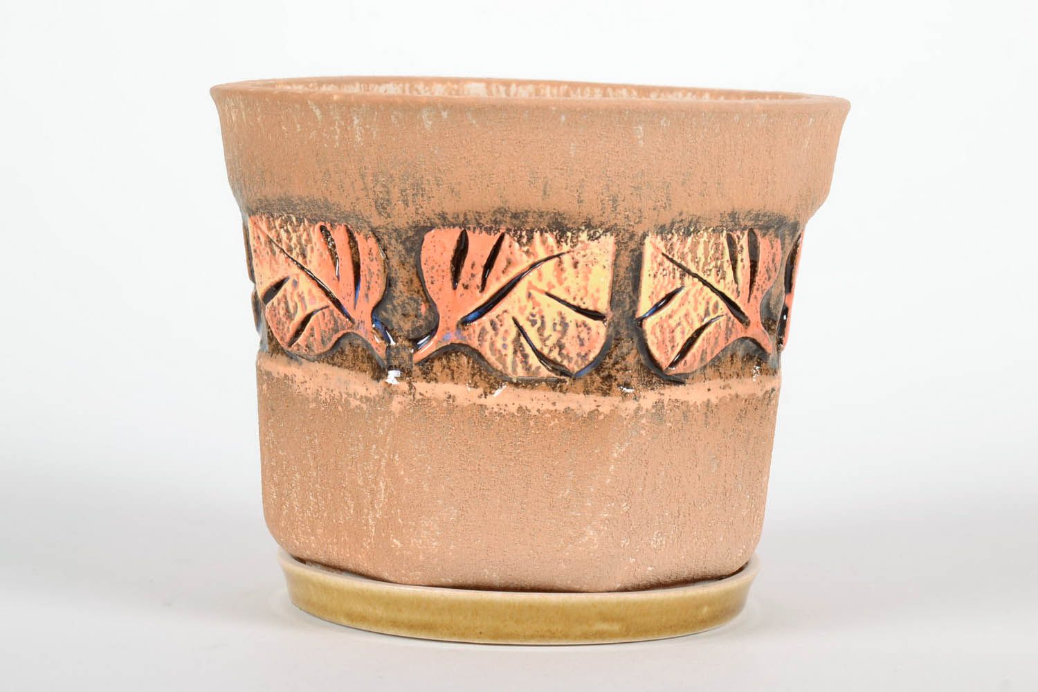 Pot à fleurs réalisé en céramique Octaèdre photo 1