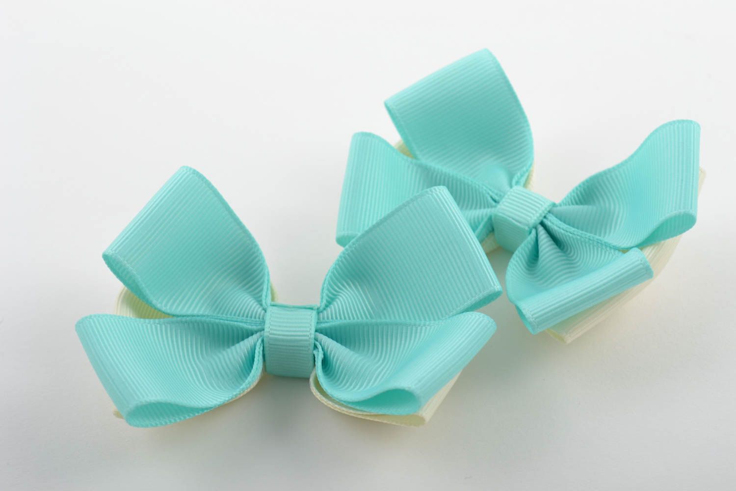 Materials for creative work handmade blank for barrette bow for brooch photo 3
