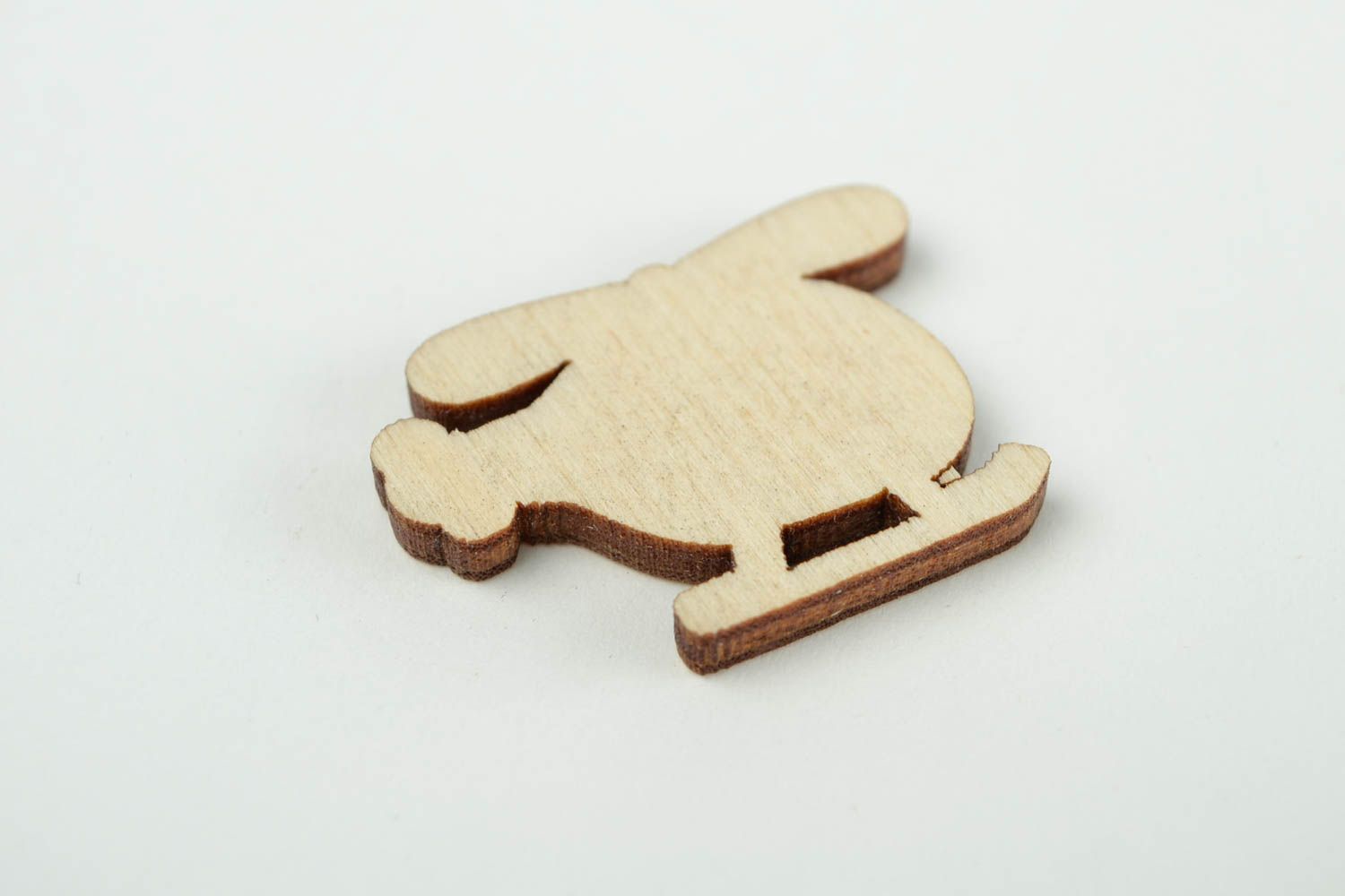Handgemachte Miniatur Figur Hubschrauber Holzrohling zum Bemalen Holz Figur foto 5