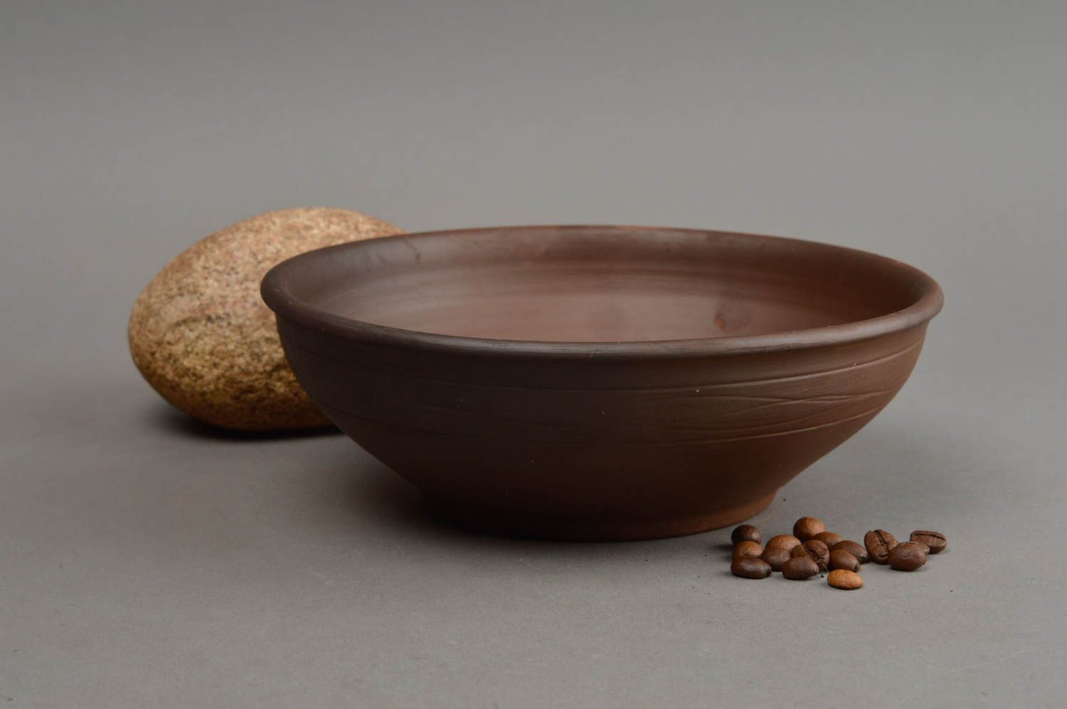 Handmade ceramic bowl salad bowl casual dinnerware housewarming gift idea photo 1