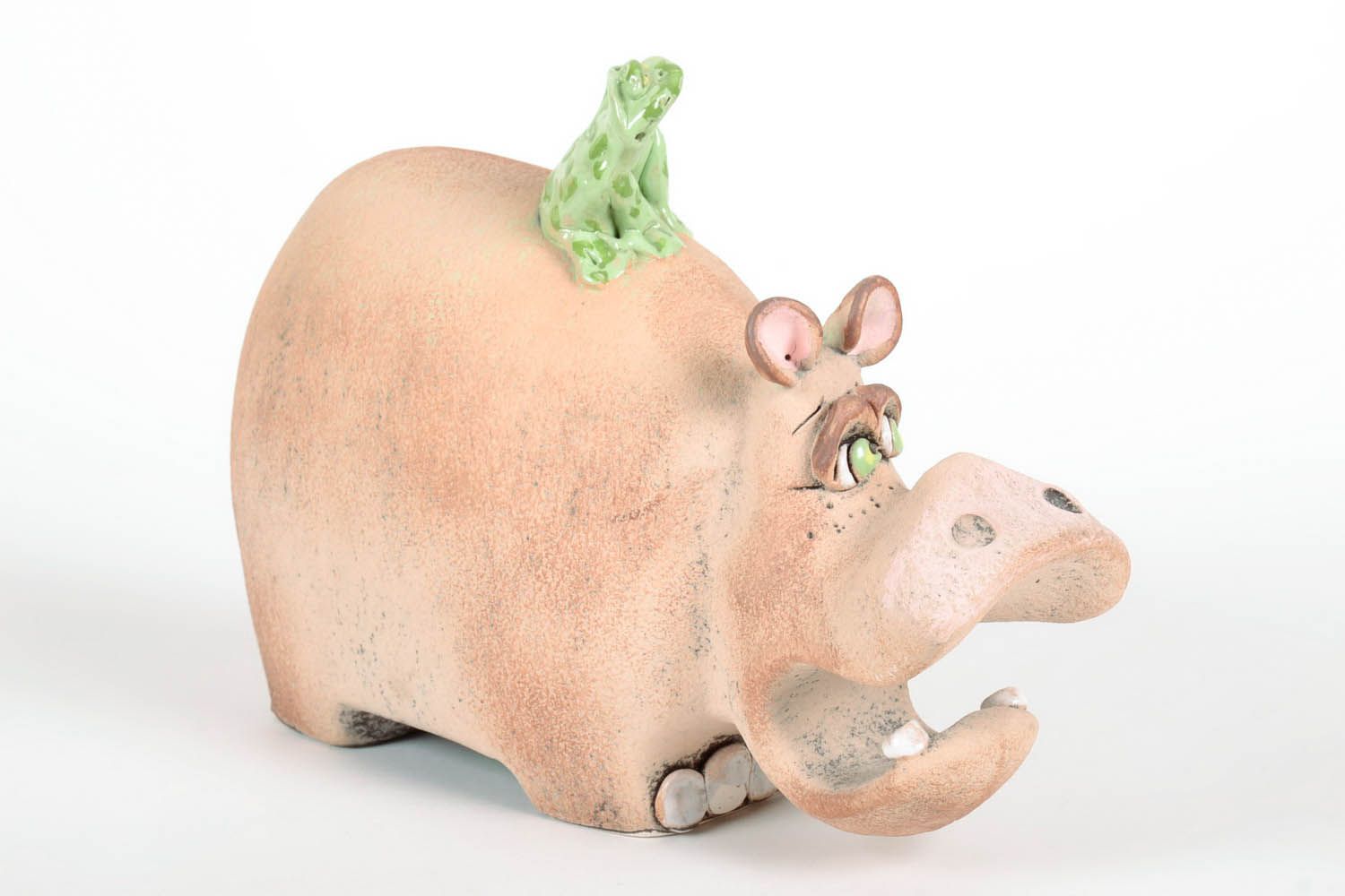 Ceramic money-box Hippo photo 5