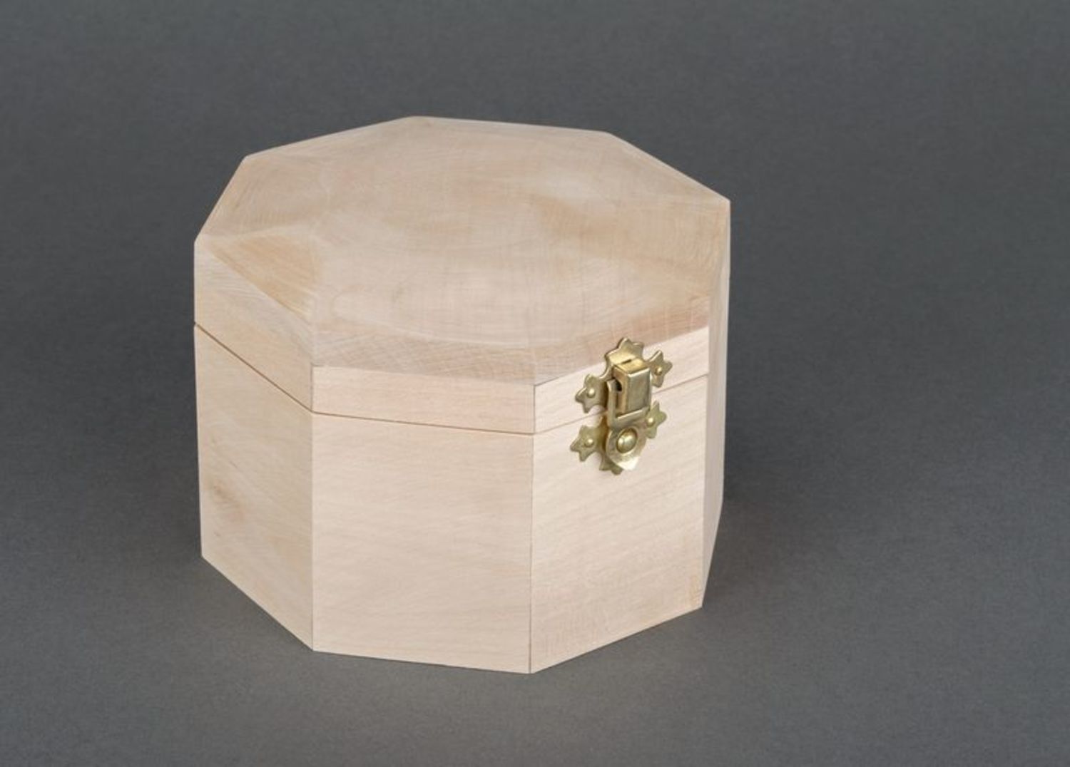 Caja de madera inacabada para creatividad foto 3