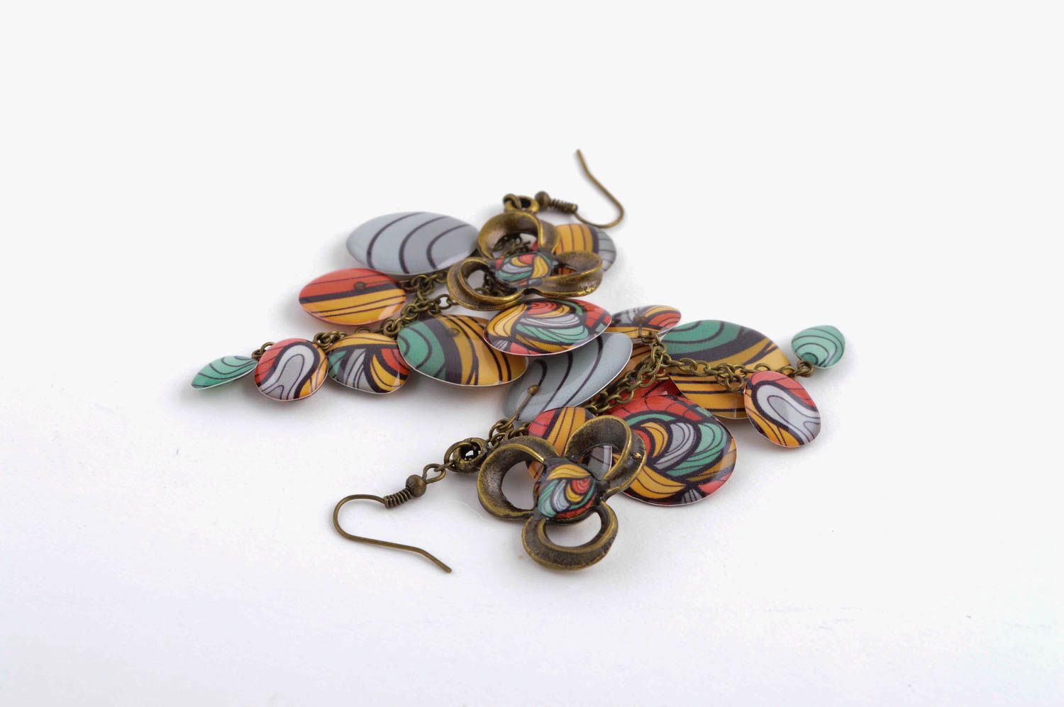 Handmade cute designer accessory beautiful dangling earrings stylish jewelry photo 5