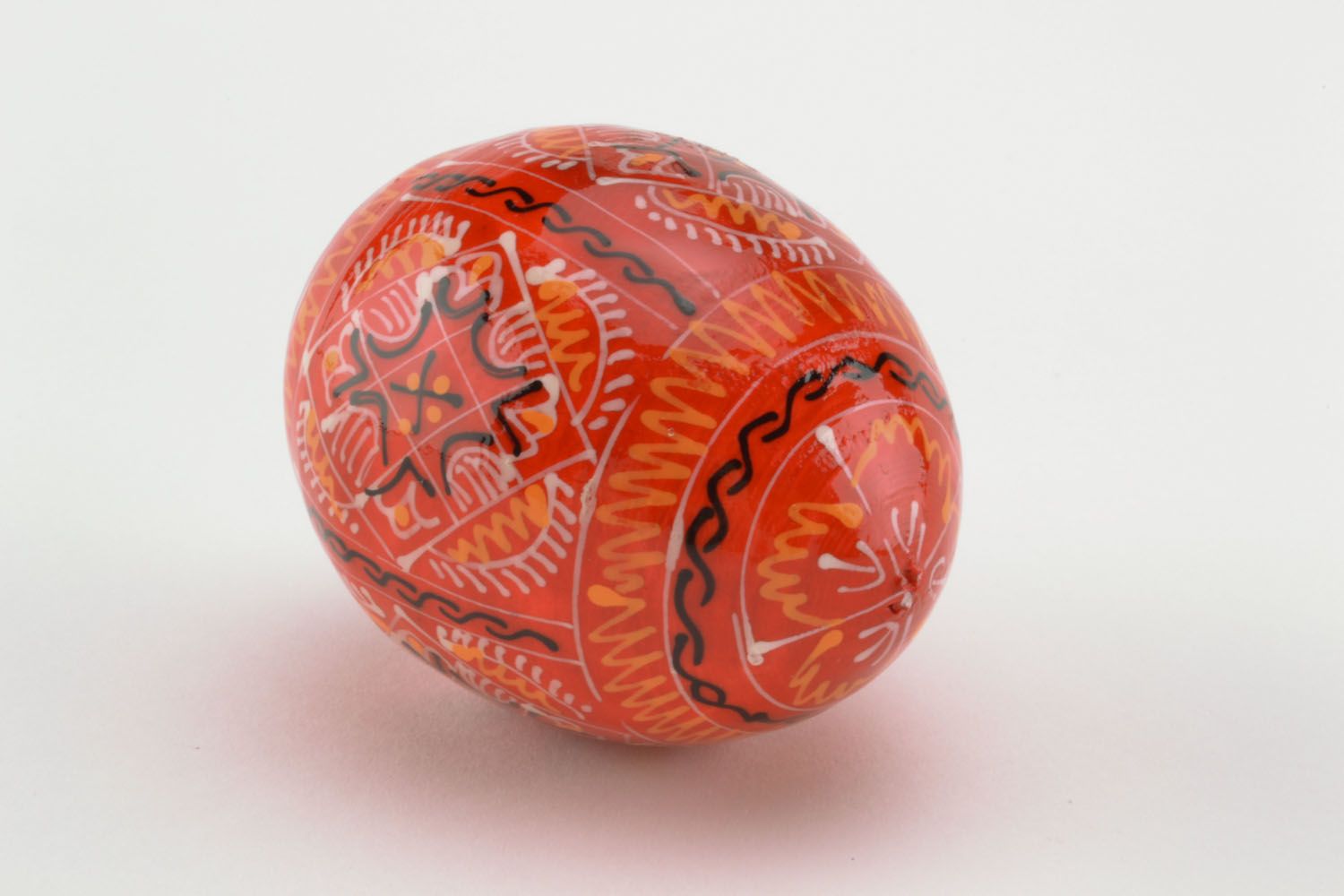 Wooden egg with author's hand-painting photo 4