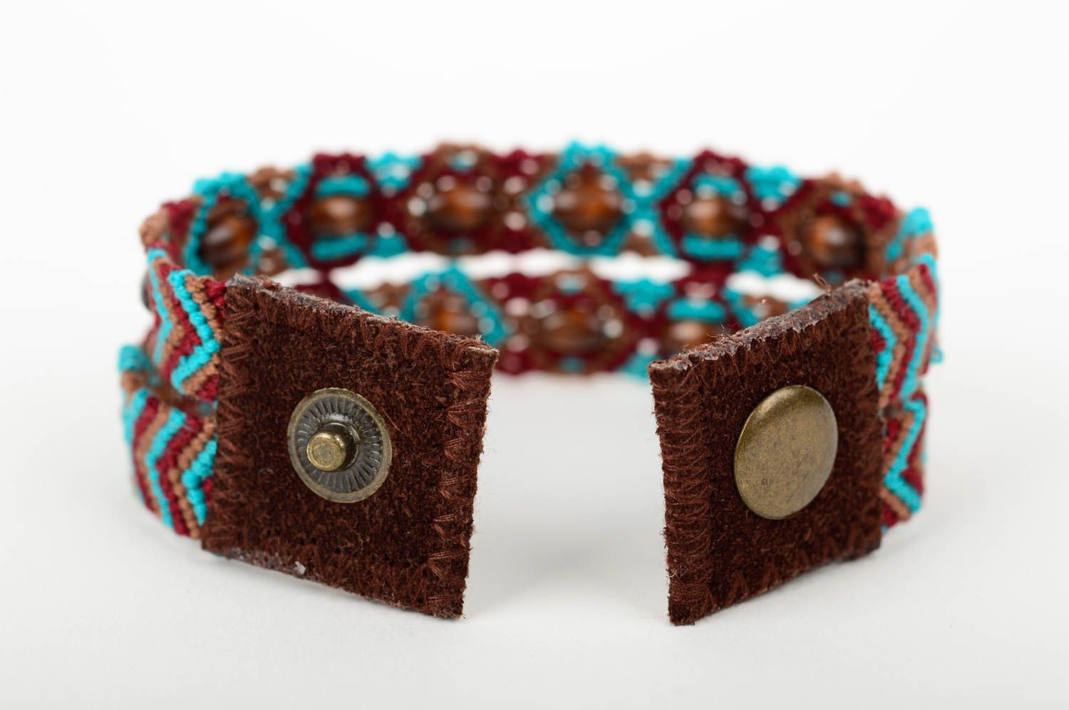 Macrame friendship bracelet handmade woven bracelet for women present for friend photo 3