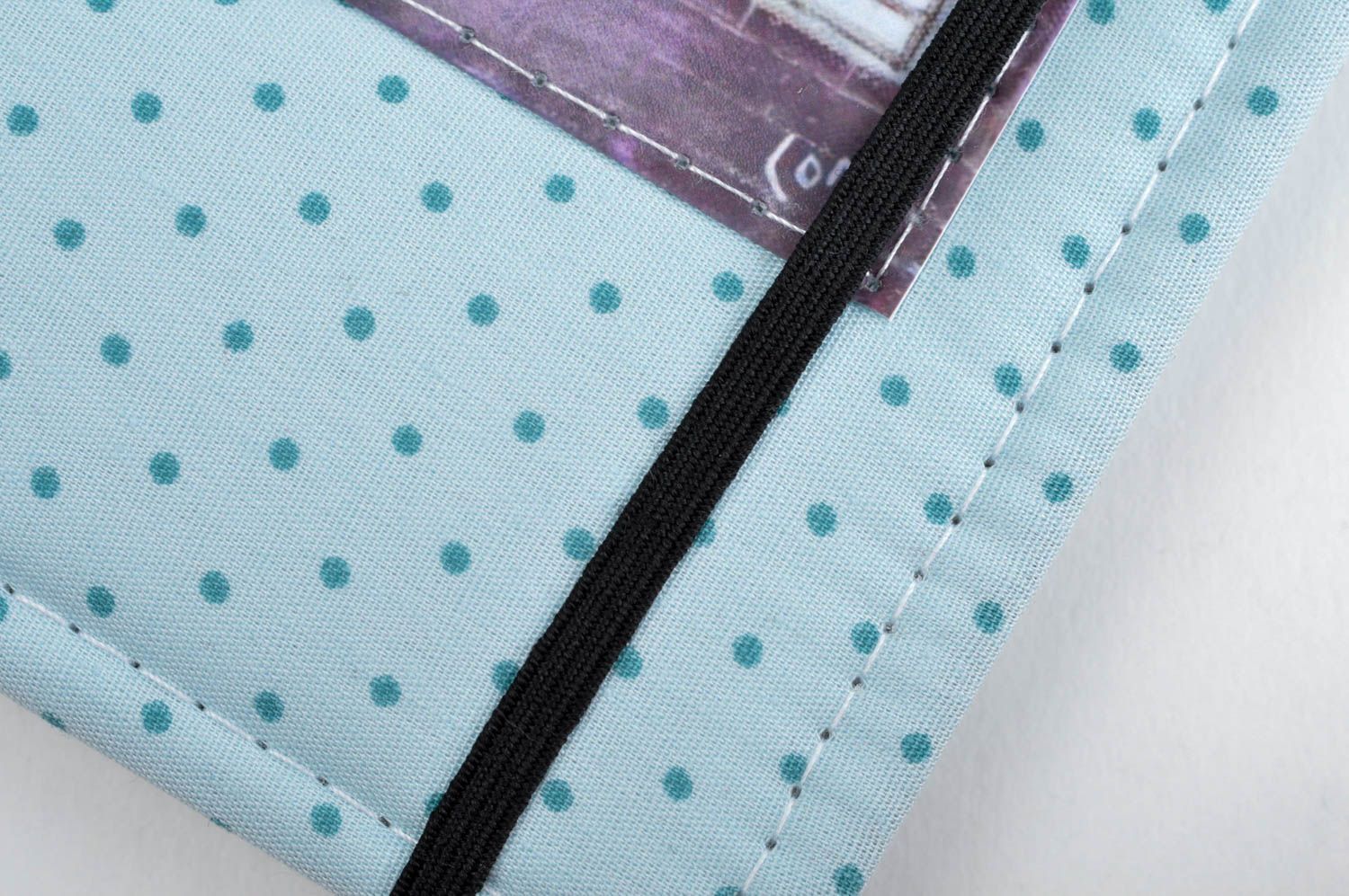 Handmade fabric passport cover beautiful cover for passport handmade gifts photo 5