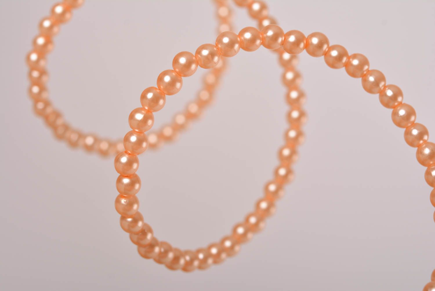 Bracelet perles fait main Bracelet multirang corail design Accessoire femme photo 5