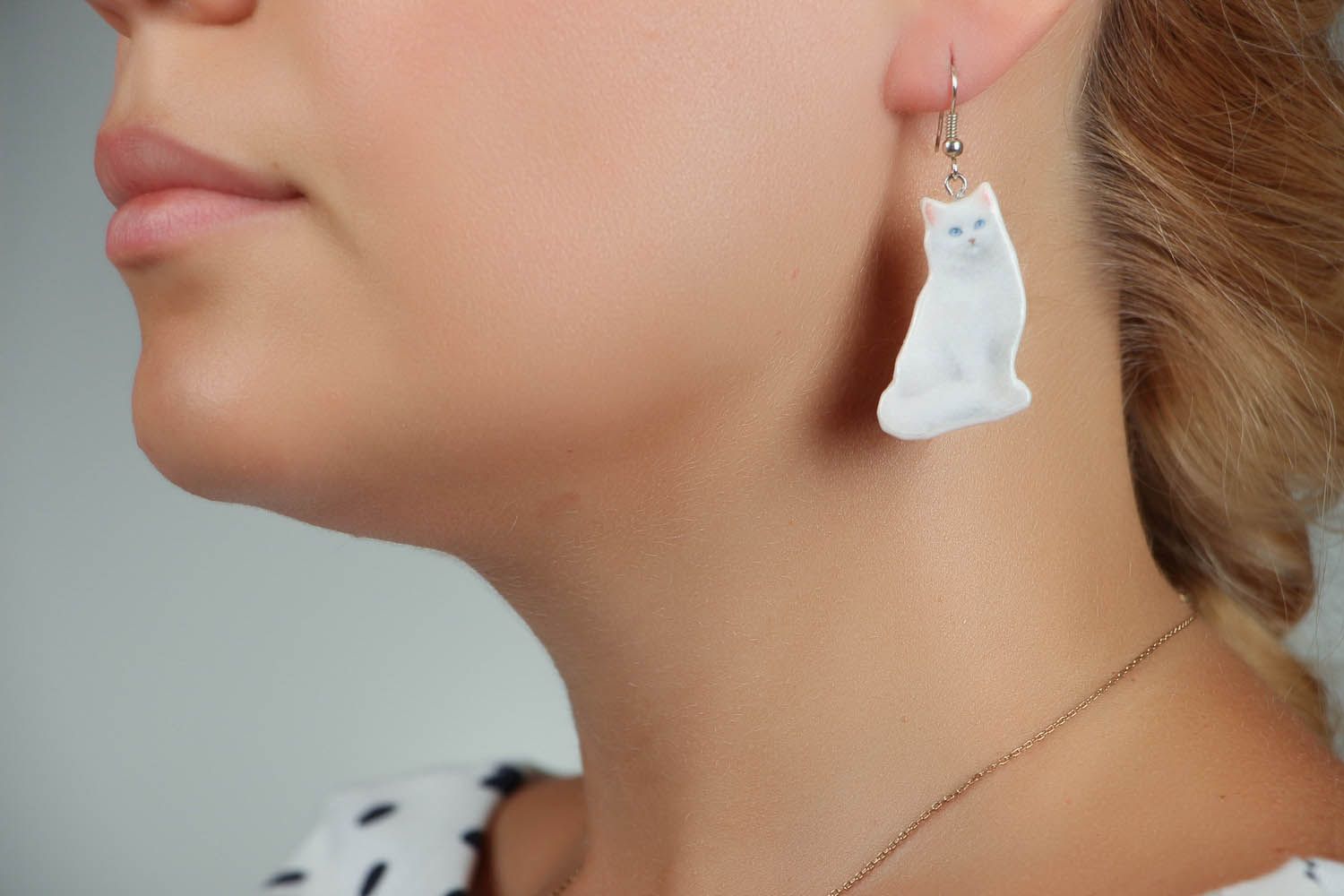 Unusual decoupage earrings photo 5