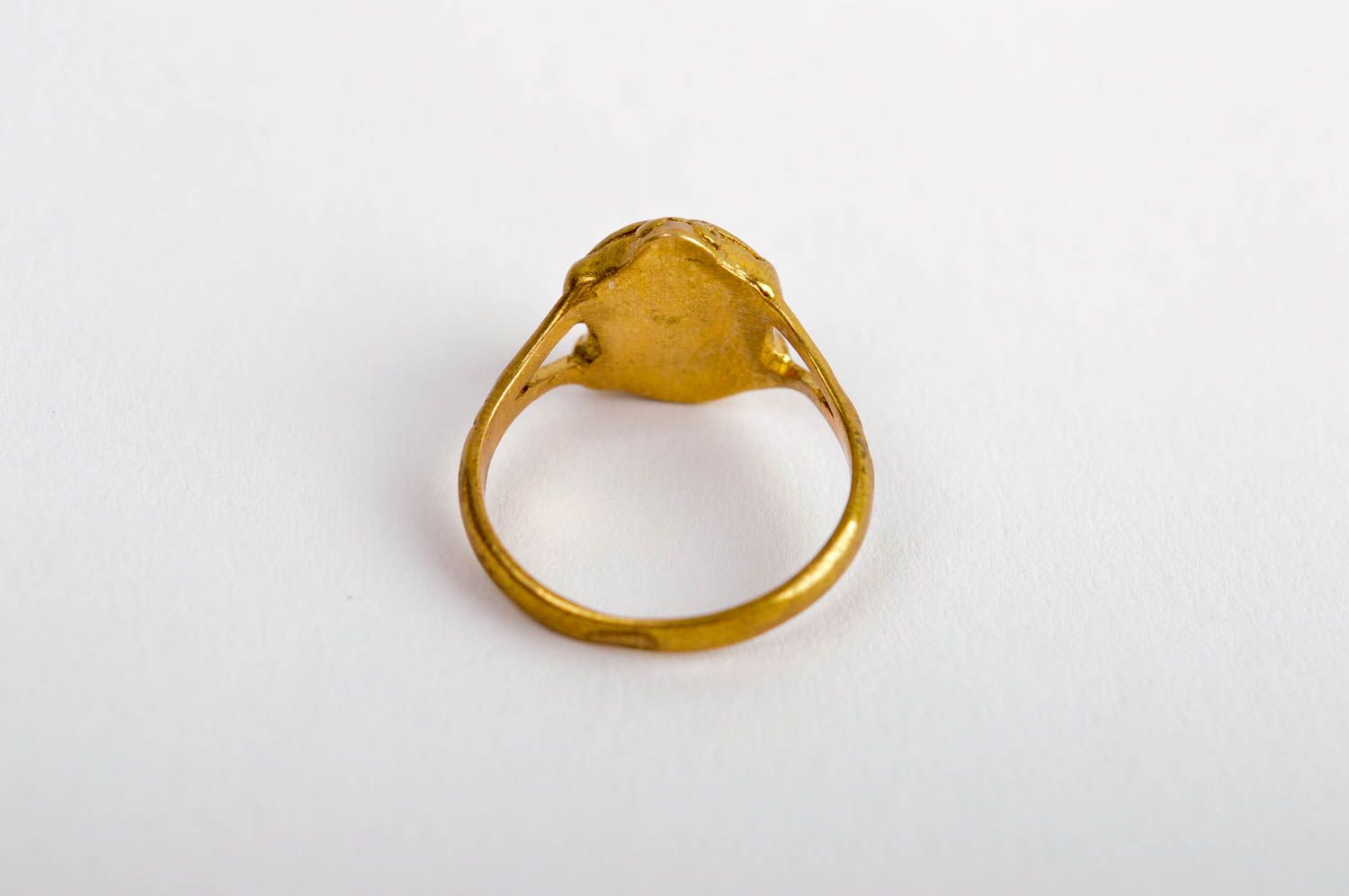 Кольцо ручной работы женский перстень металлическое украшение подарок для женщин фото 4