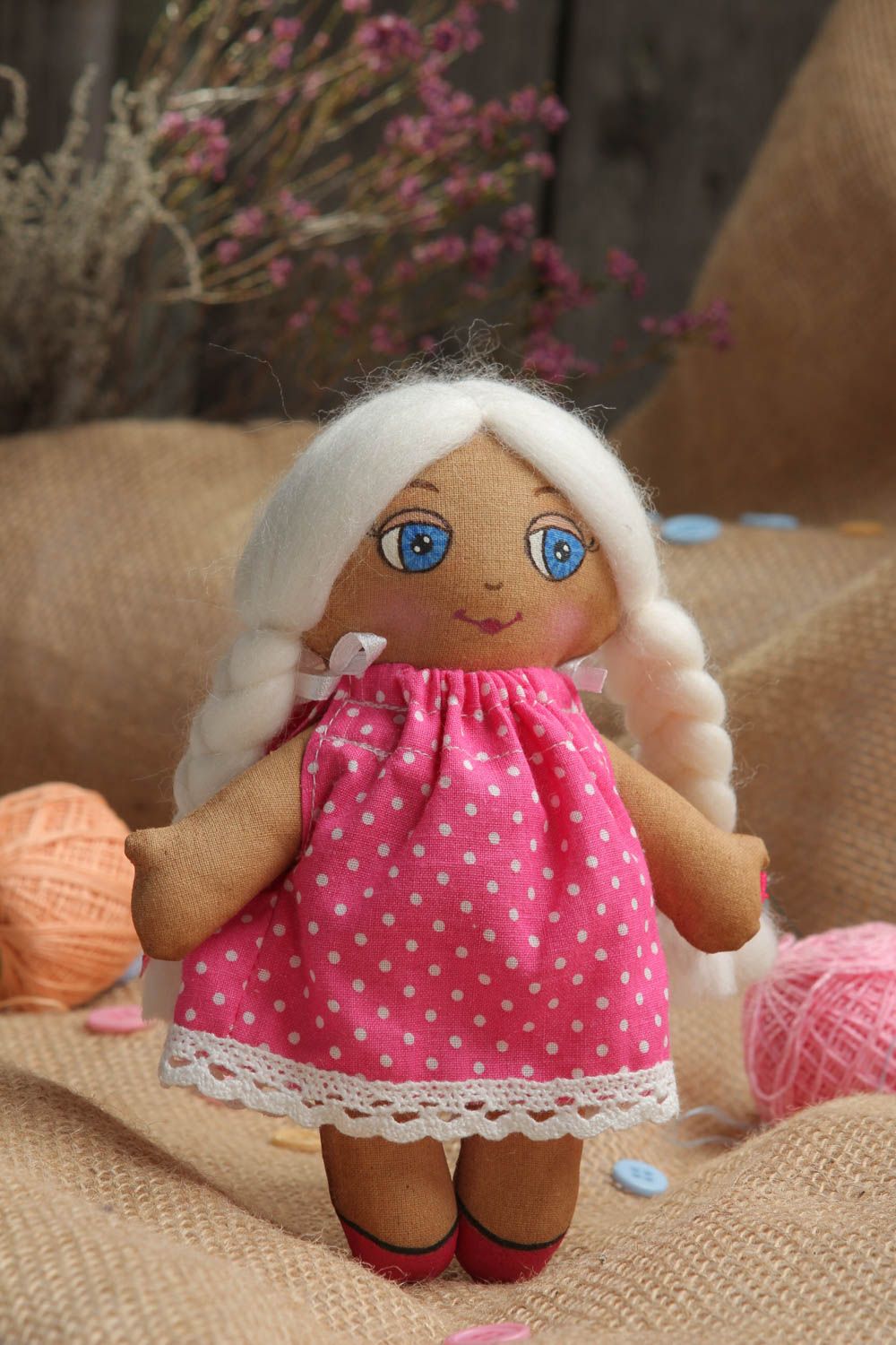 Designer Puppe handmade Geschenke für Kinder Haus Deko Spielzeug Puppe schön foto 2