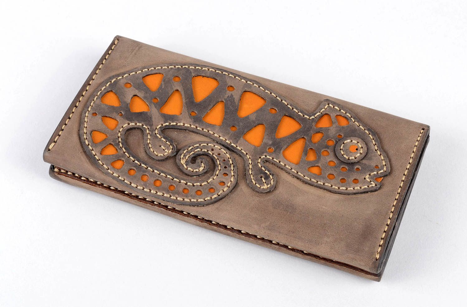 Handmade Frauen Geldbörse Portemonnaie aus Leder Geschenk für Frauen schön foto 1