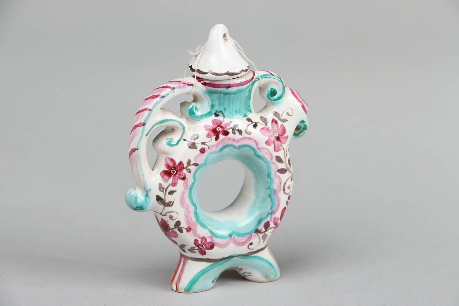 Vaso-jarro de cerâmica em miniatura foto 1