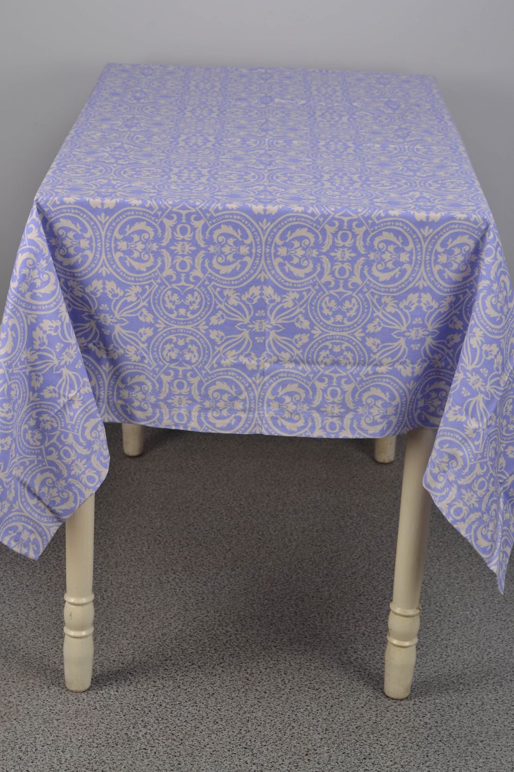Текстильная скатерть на квадратный стол 140х140 фото 2