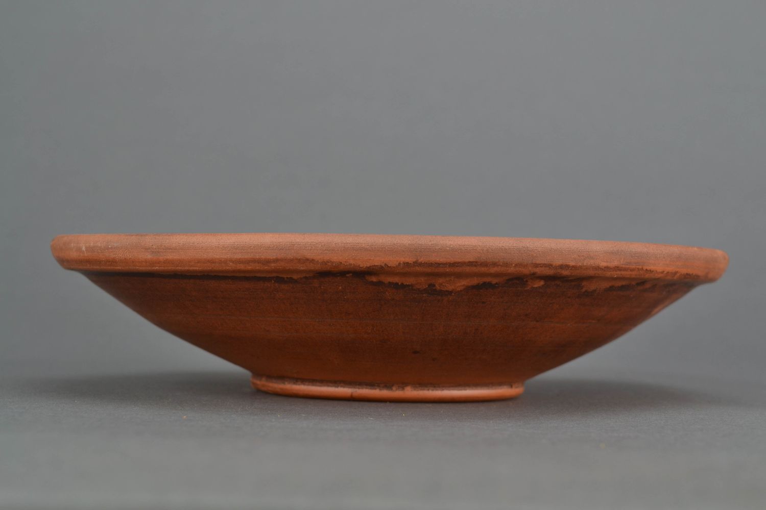 Flacher Keramik Teller handgemacht foto 4