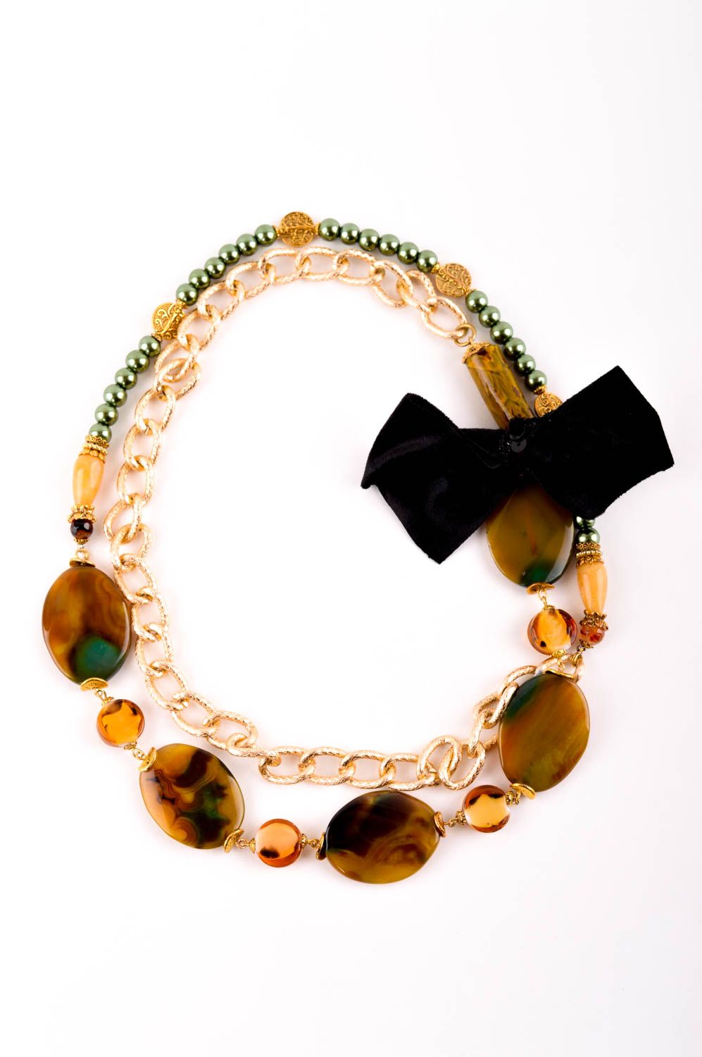 Achat handgemachte schöne Damen Halskette Halsschmuck für Damen Schmuck Collier  foto 2