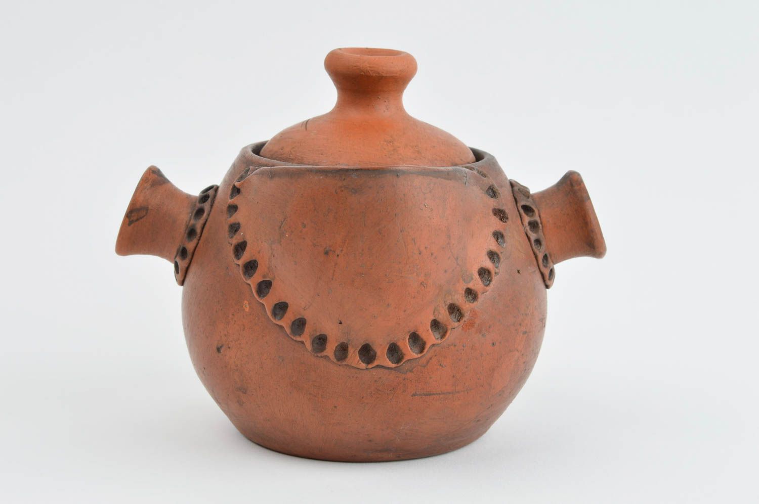 Théière céramique fait main Vaisselle originale Service thé 25-30 cl ethnique photo 2