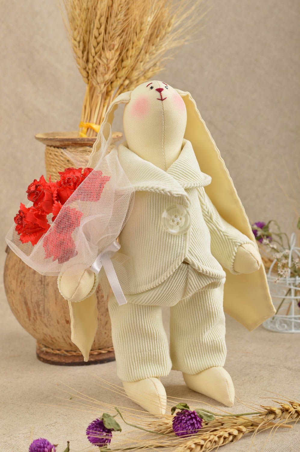 Stuffed animals handmade toys soft toy rabbit toy interior decorating ideas photo 1