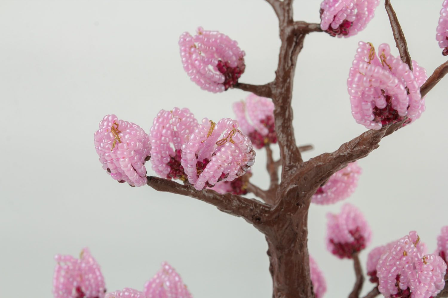 Árvore de miçangas feita à mão Magnolia foto 5