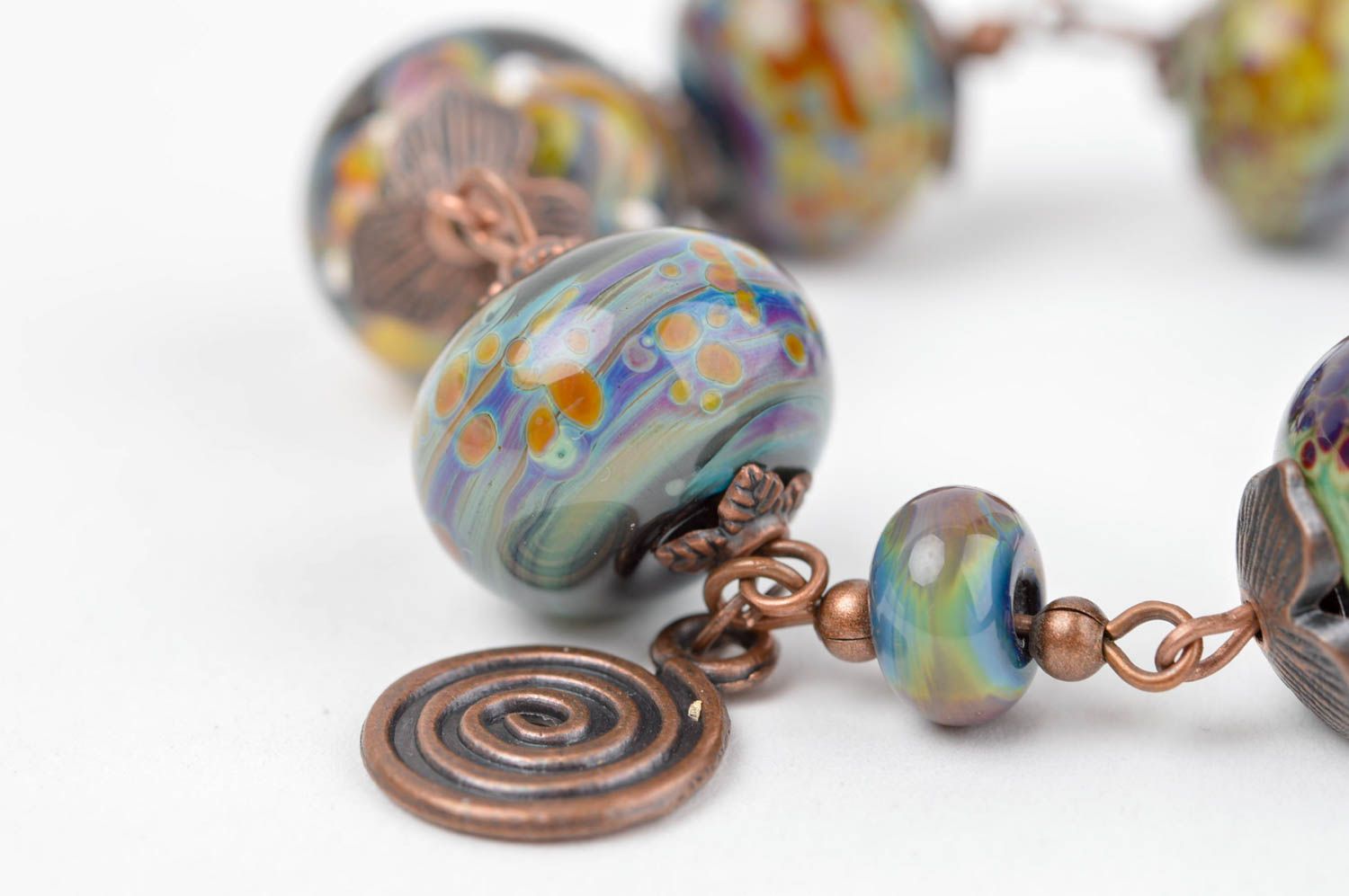 Stylish handmade glass bead bracelet beaded bracelet designs gifts for her photo 5