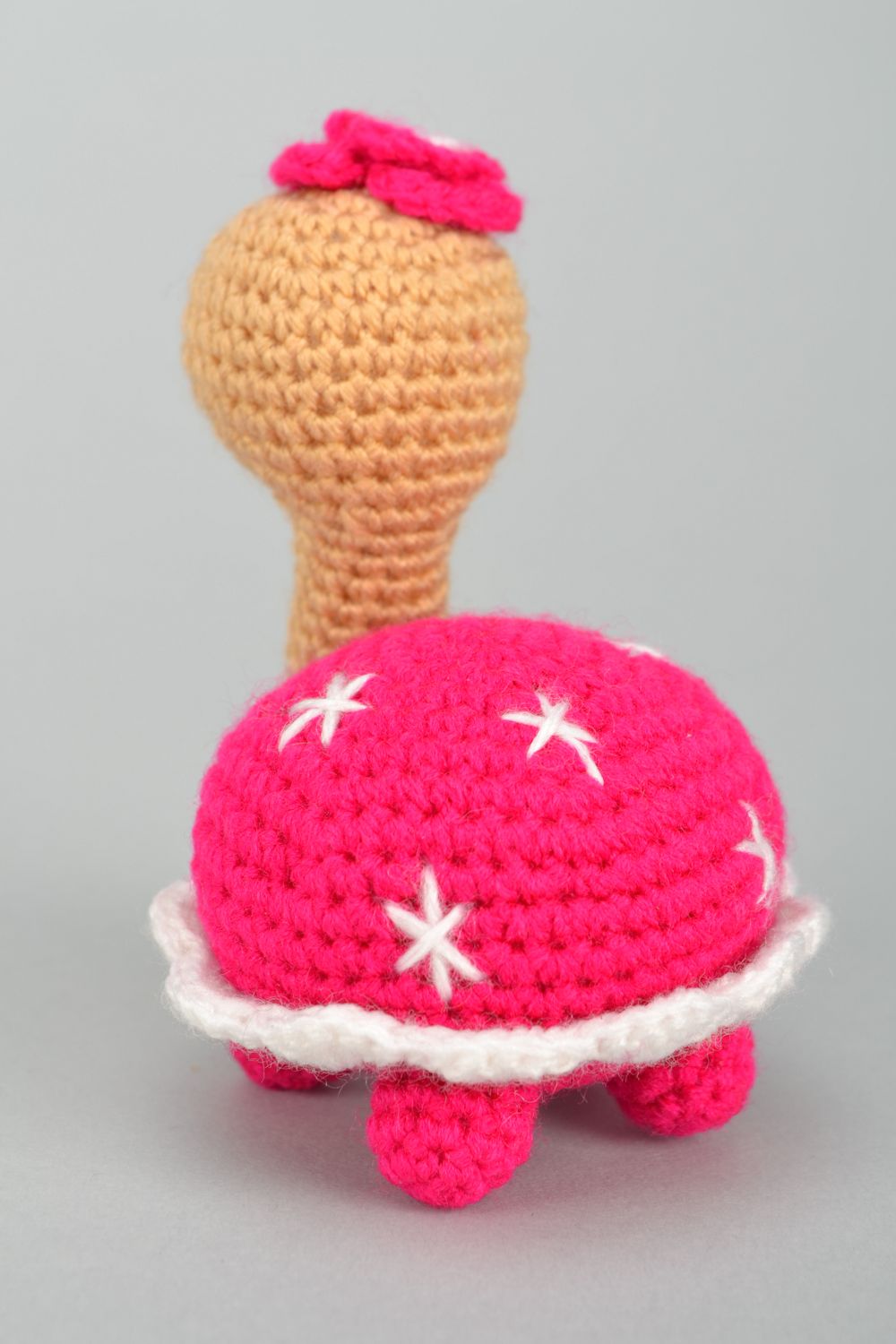 Handmade soft crochet toy Turtle photo 4