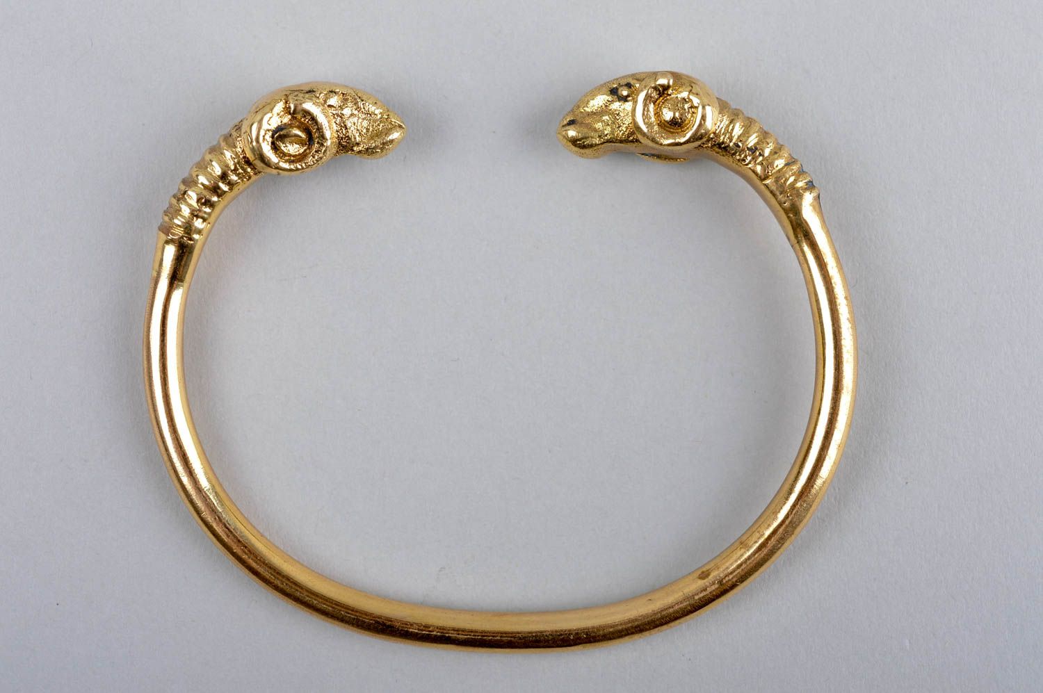 Handmade wrist bracelet unusual brass bracelet stylish metal jewelry gift photo 2