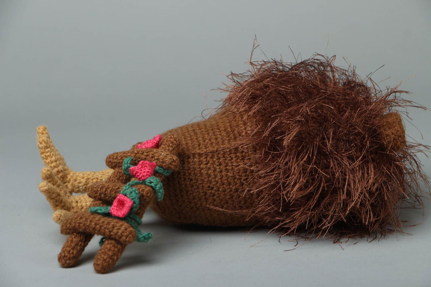 Jouet maisonnette de sorcière en mi-laine fait main pratique et original photo 3