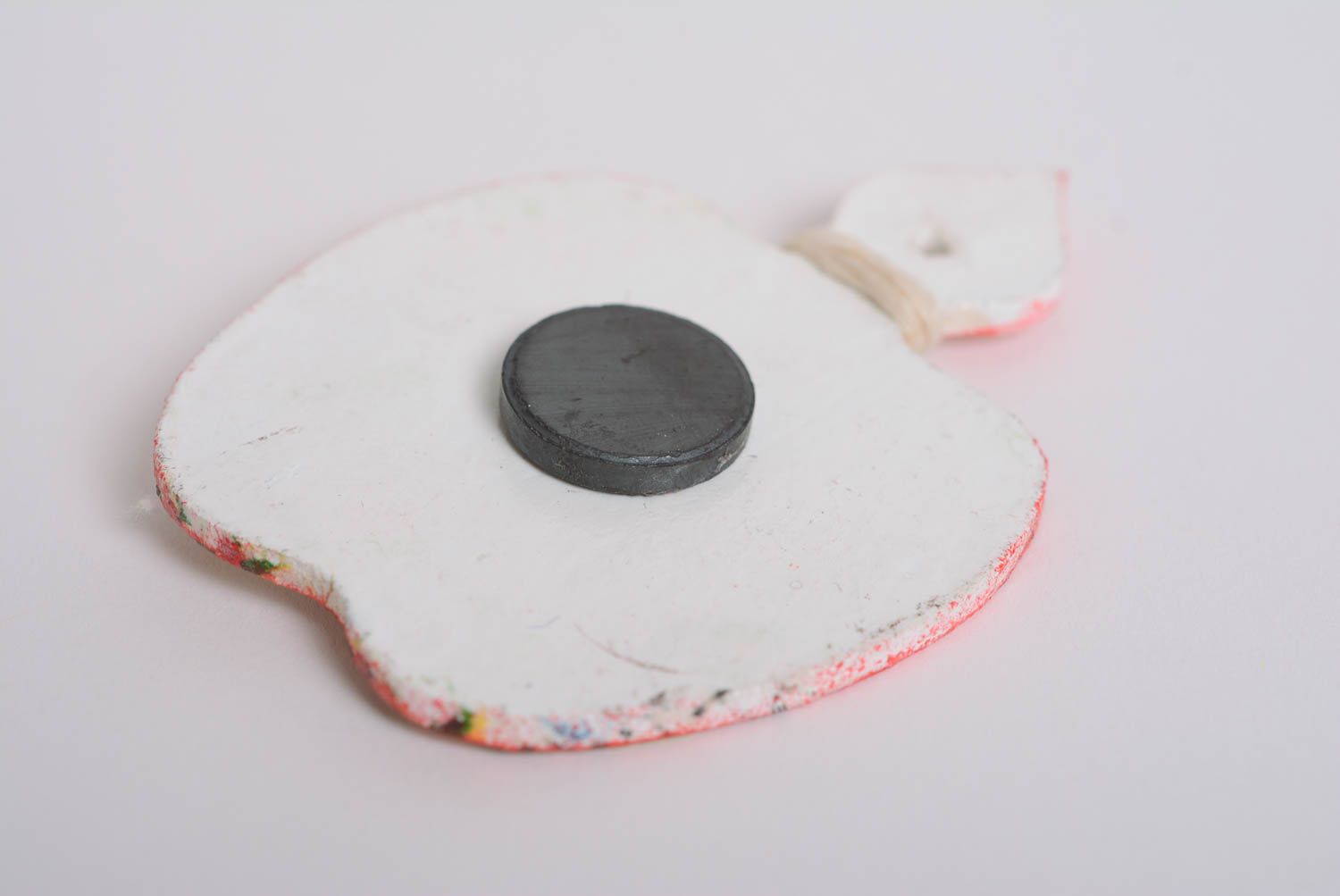 Magnet déco fait main pour frigo en panneau de fibres petite planche à découper photo 4