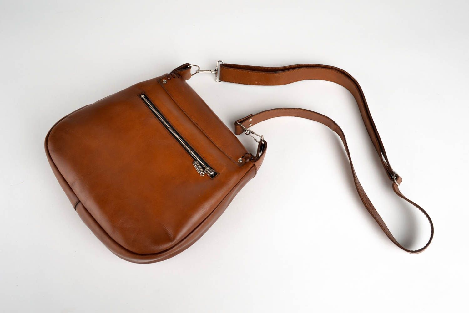 Сумка ручной работы сумка через плечо кожаная сумка коричневая с рисунком фото 2