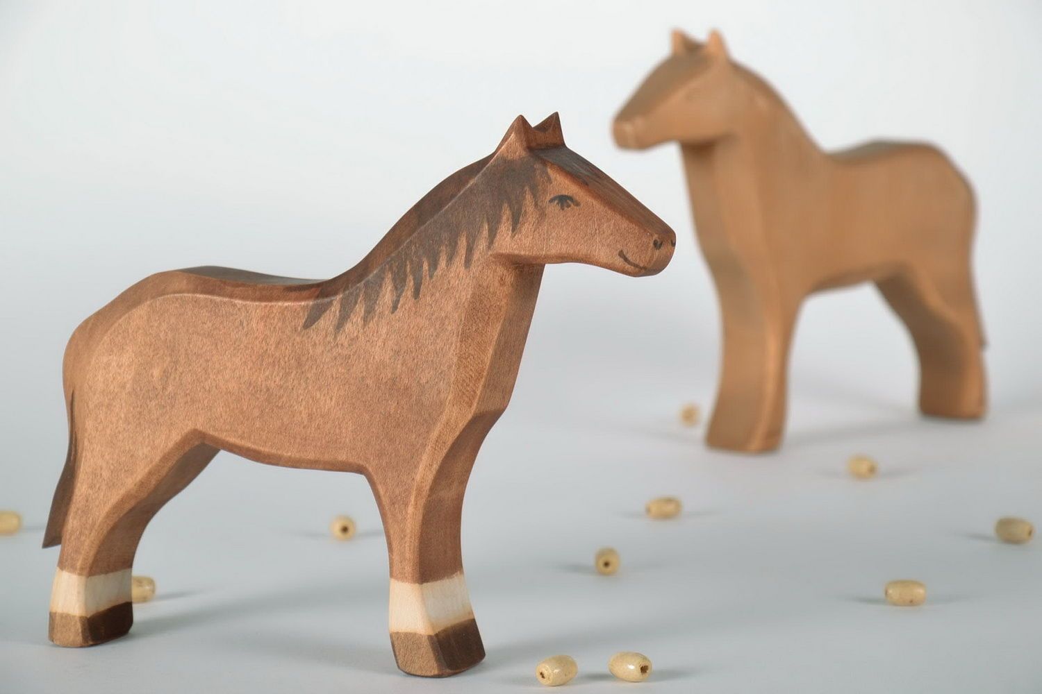 Figurine made from maple wood Horse photo 1