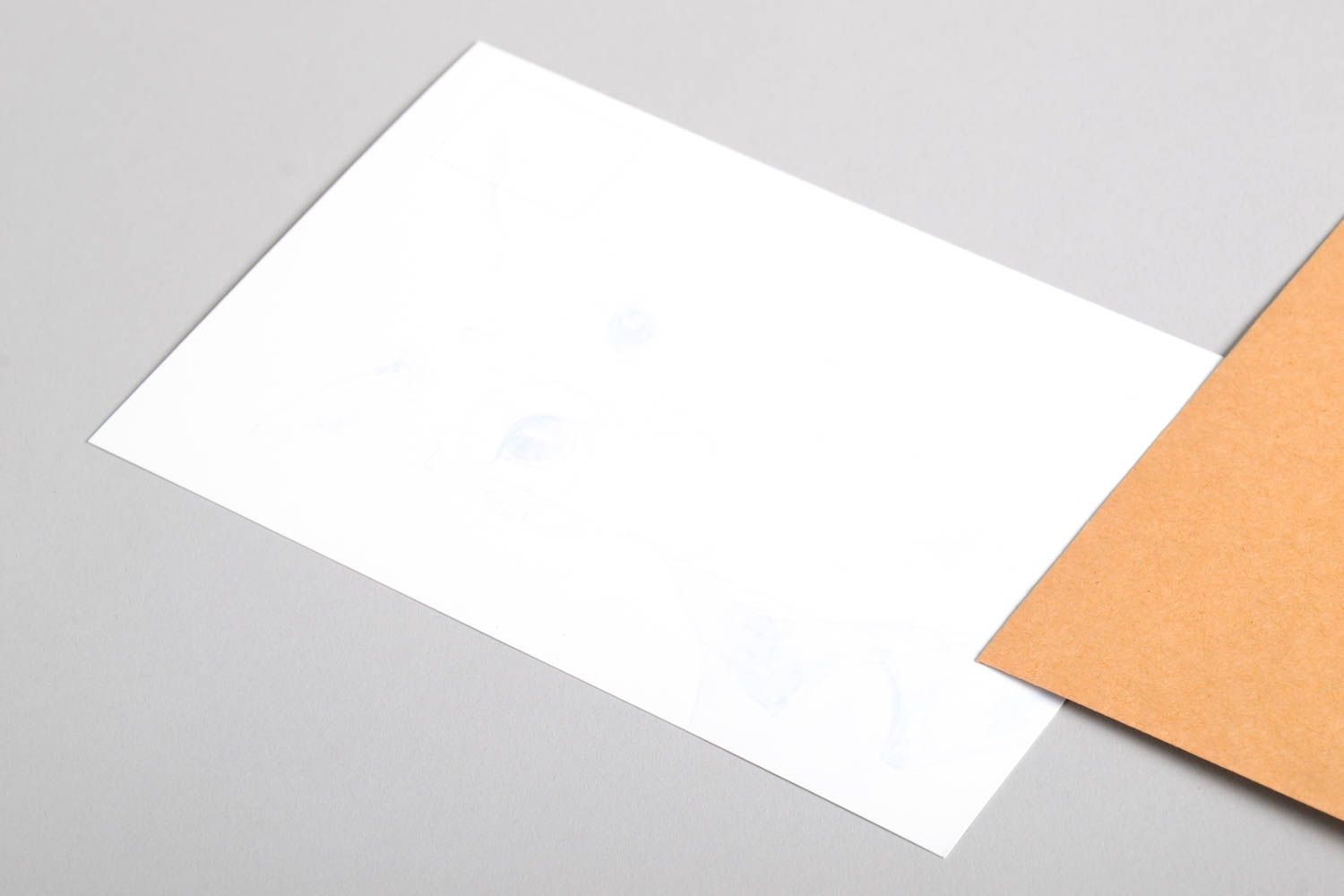 Tarjeta decorada a mano postal para felicitar artesanal de papel regalo original foto 3