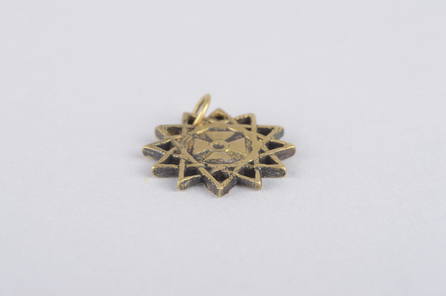 Handmade pendant for girls bronze jewelry bronze pendant stylish pendant photo 4