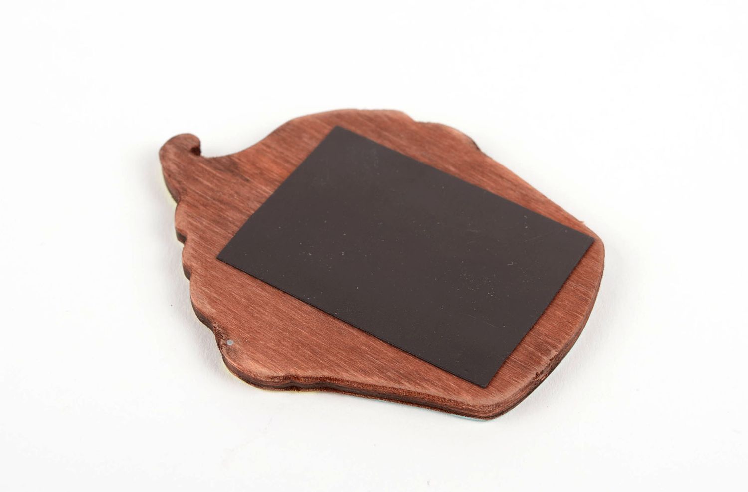 Handmade Holz Magnet Designer Geschenk Magnet für Kühlschrank Cupcake blau foto 2