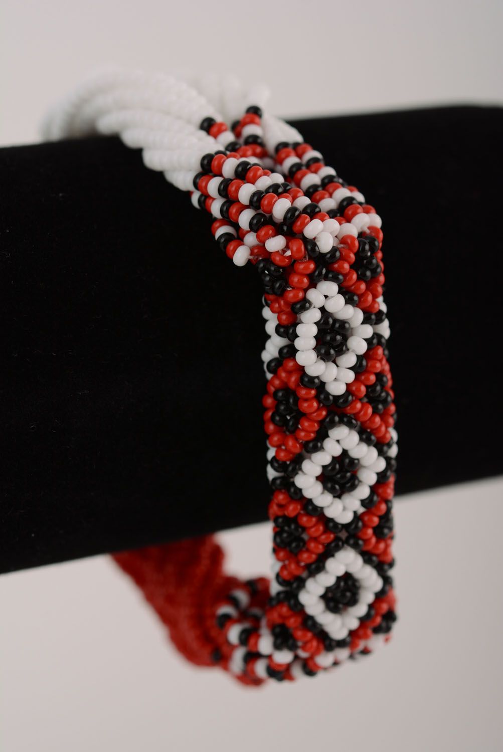 Плетеный браслет женский Этно фото 3
